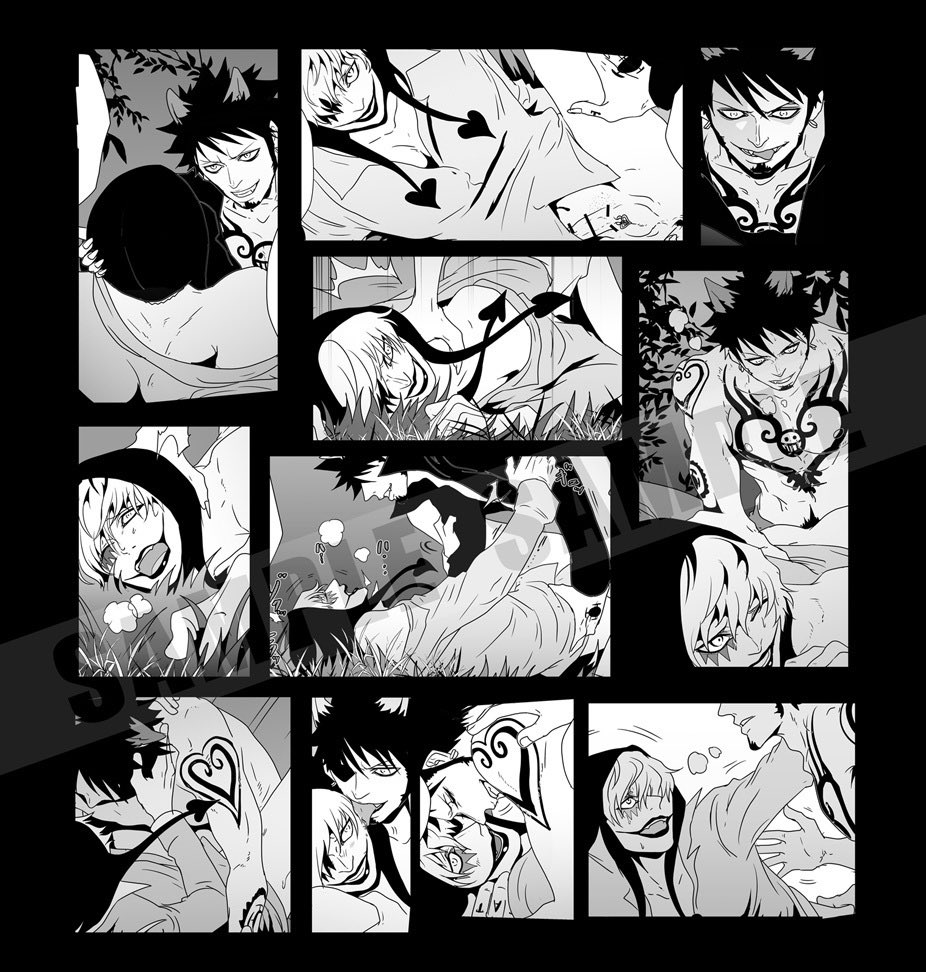 【再販】再録RELOAD
  https://t.co/pk2H1Lr83y
こちらの再録も再販しました。
金の箔押しをしてあります(310ページ)
サンプル25枚ほどあります!
ドフコラ、ローコラ5冊分がぎゅっと詰まっております。 