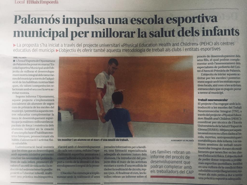 quelfont's tweet photo. Treballant conjuntament per l'activitat física i la salut dels infants: @EUSES_Oficial @AjPalamos, escoles @vedrunapalamos @lasallepalamos, @EscolalaVila, @IEVilaRoma, families, pediatres i infermeres. Així si! https://t.co/uD8raOcNvQ