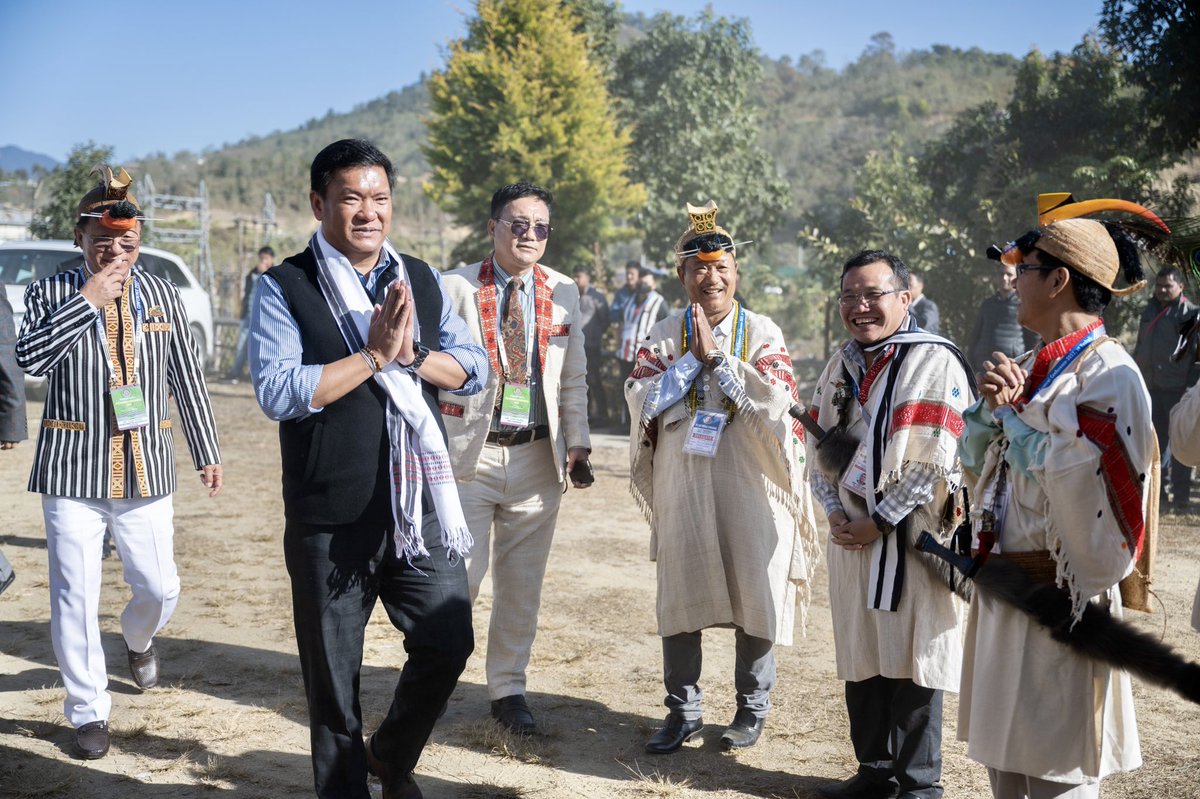 NatungMama's tweet photo. Attended the inaugural session of xiii General Conference of Nyishi Elite Society (NES); graced by HCM @PemaKhanduBJP Ji at Yachuli, #LowerSubansiri Dist, #ArunachalPradesh https://t.co/0UuAHHl1at