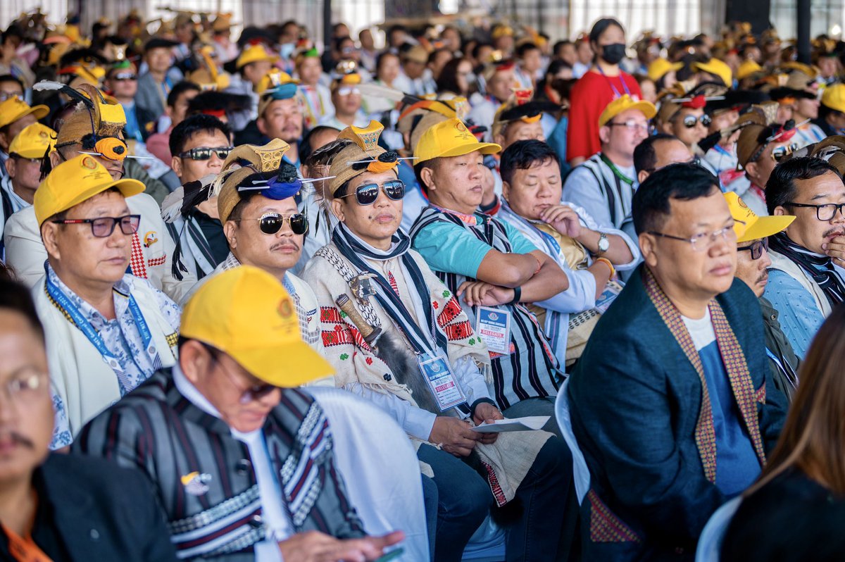 NatungMama's tweet photo. Attended the inaugural session of xiii General Conference of Nyishi Elite Society (NES); graced by HCM @PemaKhanduBJP Ji at Yachuli, #LowerSubansiri Dist, #ArunachalPradesh https://t.co/0UuAHHl1at