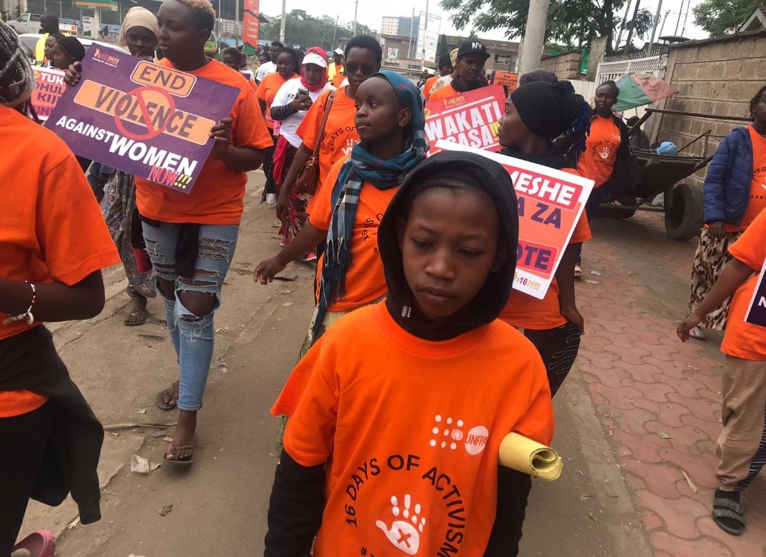 A great day to engage the community as we mark the end of #16DaysOfActivismAgainstGBV at Kamukunji Sub County. We had opportunity to share some facts on how to end the violence within the community and importance of providing referral to any victim of violence. #16DaysOfAction