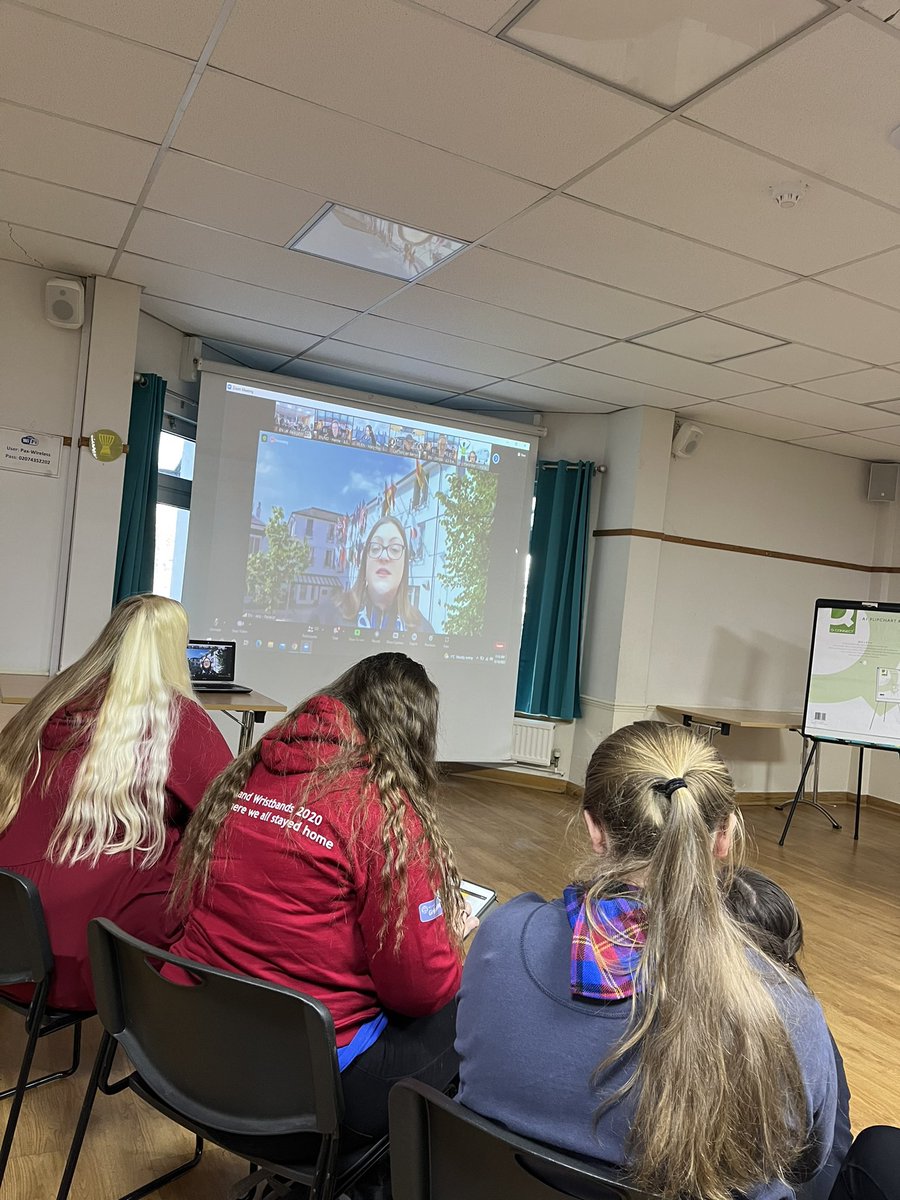 BekkyAshmore's tweet photo. Team @Girlguiding UK at @PaxLodge this weekend for the Juliette Low Seminar π
Now listening to world board member @JessBond247 about global governance opportunities in @wagggsworld #Lead4Impact https://t.co/fT9NO1quWr