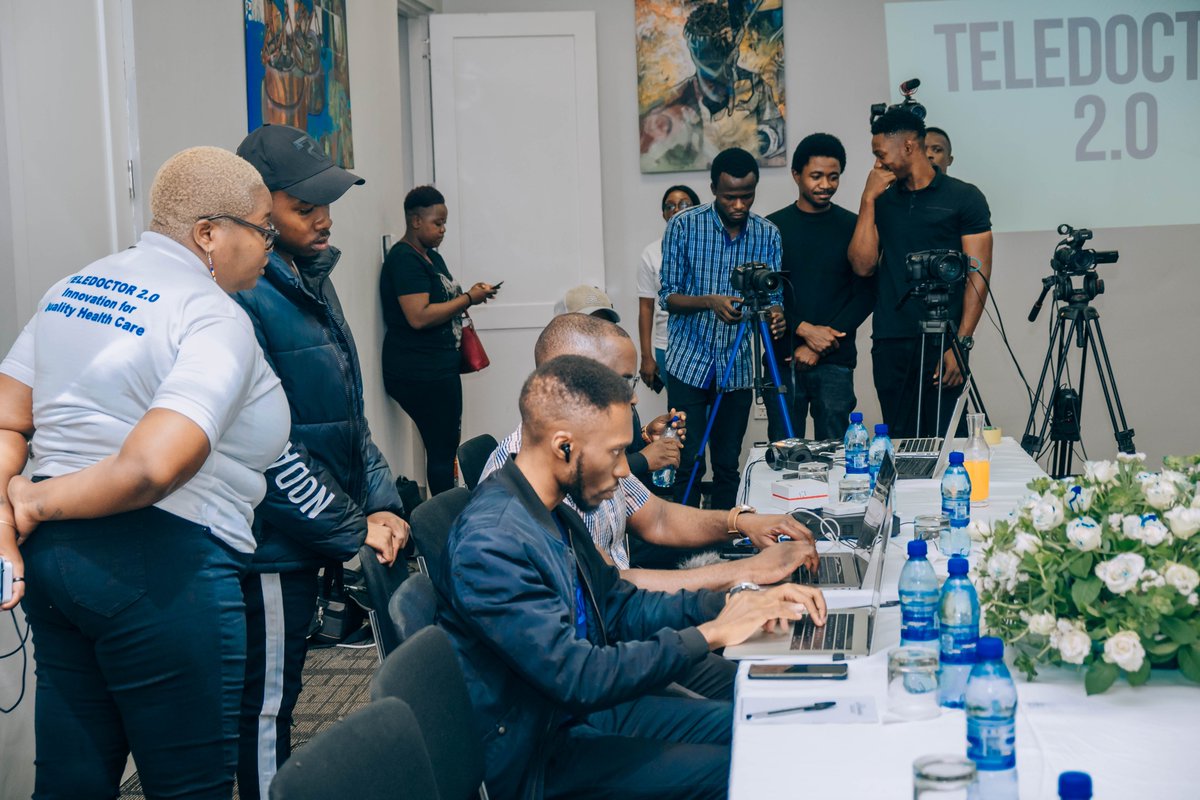 teledoctorzm's tweet photo. We are extremely grateful for the amazing turnout at yesterday's unveiling of teledoctor 2.0. Many thanks to Diamond TV, @mwebantu, @HOT877Zambia, Radio Phoenix, ZNBC, Muvi TV, and Zambia Daily Mail for their coverage.
#innovationinzambia #telehealth #telemedicine #teledoctor https://t.co/D7OKh2NYOI