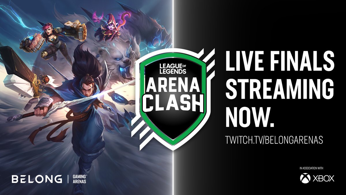 WE ARE LIVE for the finals of #LeagueofLegends.

<a href="/BelongStratfrd/">Belong Stratford Spartans</a> vs <a href="/BelongTeesside/">Belong Teesside Steelers</a>. The #Dojo vs #TheForge.

Can the Spartans take another trophy home or will the Steelers take this trophy back for the first time?

Watch live now! twitch.tv/belongarenas