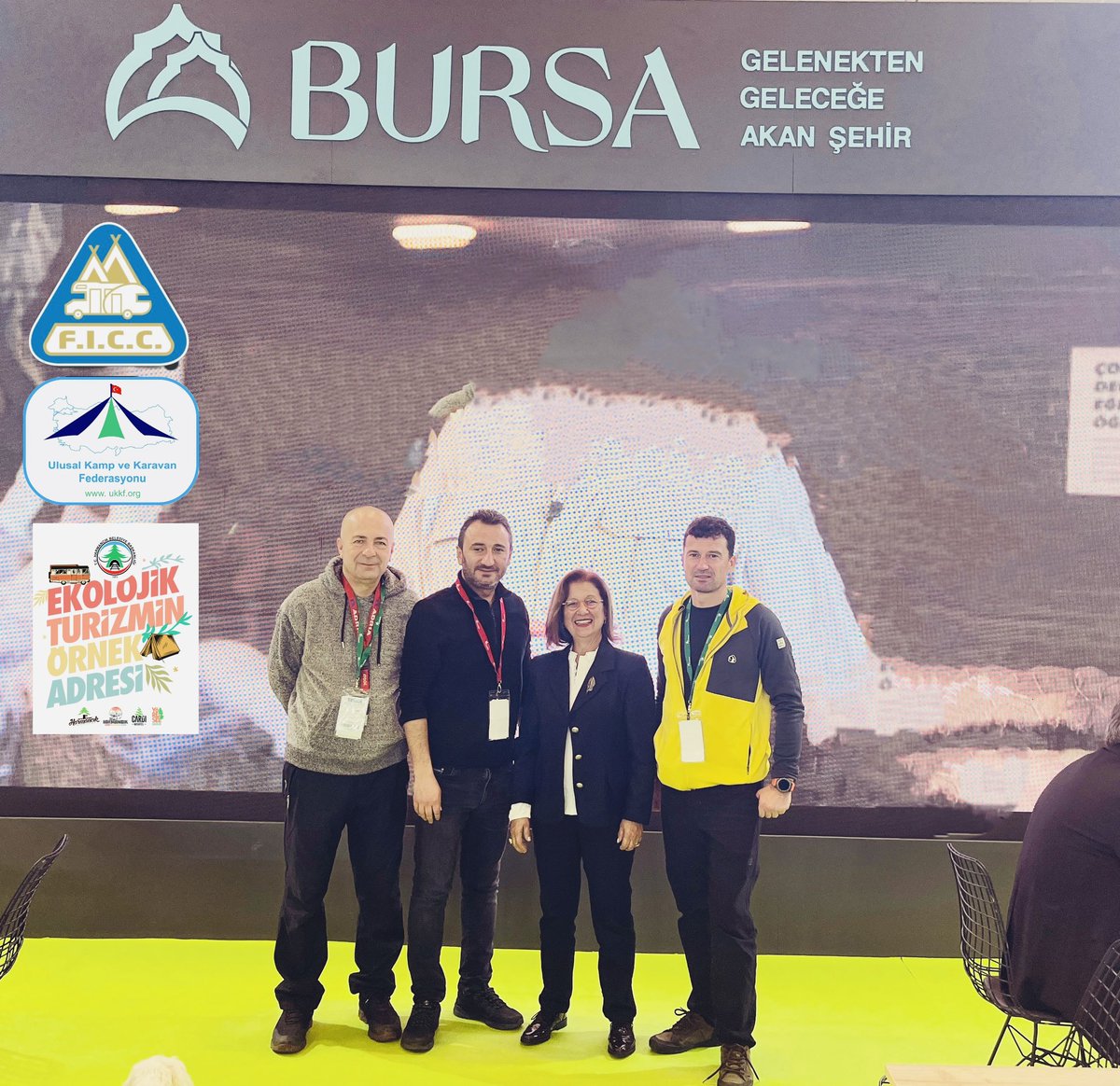 Atas_Yilmaz's tweet photo. Uluslararası Kamp ve Karavan Federasyonu'na ( FICC Federation International Camping and Caravaning) Türkiye'den ilk olarak Harmancık Kamp ve Karavan Alanı Tesisimizi Avrupa standartlarını sağladığı için örnek tesis olarak kayıt yaptırıyoruz. Teşekkürler UKKF ve FICC 
@HarmancKamp https://t.co/3UaiCDUC5m