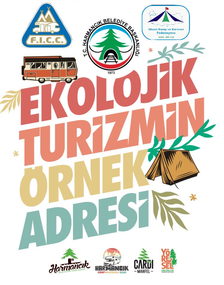 Atas_Yilmaz's tweet photo. Uluslararası Kamp ve Karavan Federasyonu'na ( FICC Federation International Camping and Caravaning) Türkiye'den ilk olarak Harmancık Kamp ve Karavan Alanı Tesisimizi Avrupa standartlarını sağladığı için örnek tesis olarak kayıt yaptırıyoruz. Teşekkürler UKKF ve FICC 
@HarmancKamp https://t.co/3UaiCDUC5m