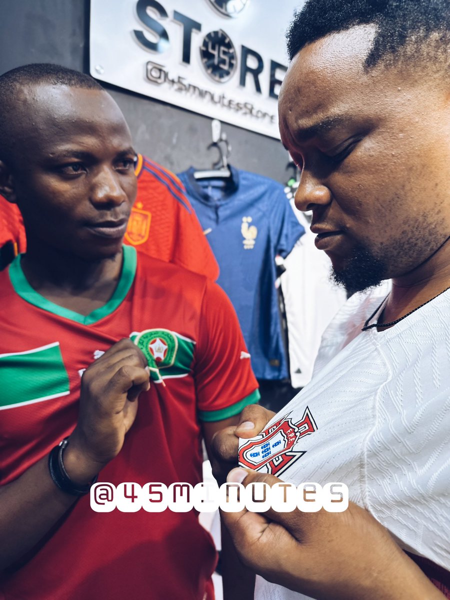 45MinStore's tweet image. Robo Fainali Kombe La Dunia 2022

Morocco Vs Ureno?

Ngapi Ngapi?

Tabiri, Ukiwa Sahihi Utajipatia Jezi Kwa Bei Punguzo (20,000 tu) 

Jezi Zote Zinapatikana Kwa 27,000 TZS