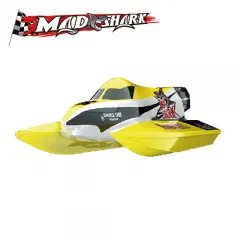 Mad Shark V2 RTR Mini F1 Brush Power Speed Boat
Hull with Graphic and Assembly Finished
Powerful water cooled 390 brushed motor
#racingsailboats #remotesailboat #remotesailboatexporters #rcsailboat #rcsailboatkit 
#rccar #rcboat #rccars #rcboats #rcdrone #rctruck #raceboat