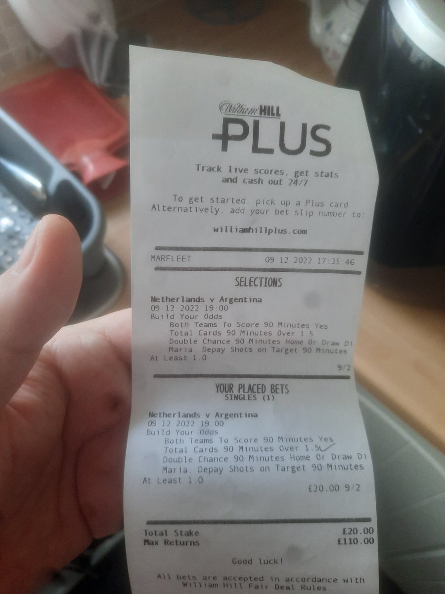 Lewis08784913's tweet photo. @WilliamHill hi there, can you please confirm if this bet will be void as Di Maria didn't play? Thanks https://t.co/BNFfmIP7et