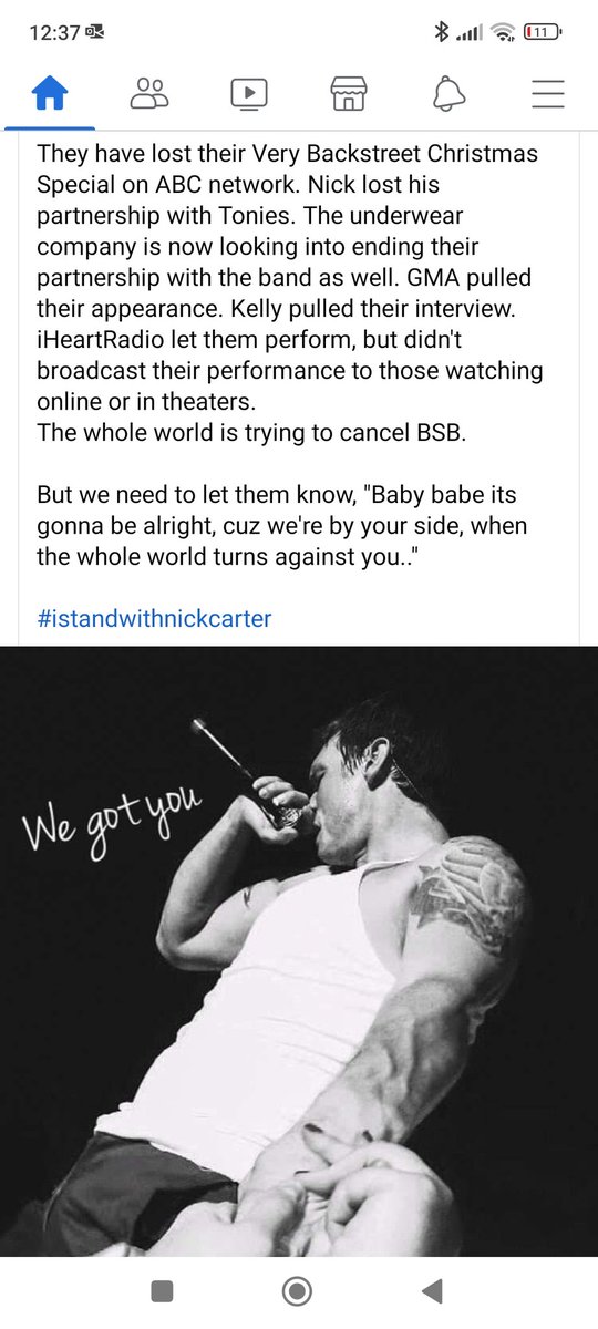 KellyCeulemans's tweet photo. #IStandWithNickCarter @nickcarter @backstreetboys https://t.co/7VqPhzzzYg