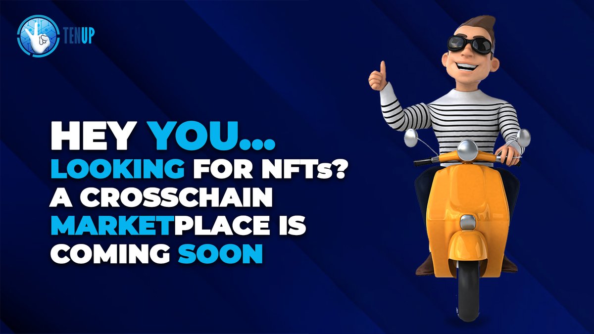 TenUp is introducing an all-in-one NFT marketplace. A one-stop-shop for all your needs. 🎉

Unfamiliar with NFTs? Don't worry; we've got you covered in every way. Get ready to follow along and enter the fantastic world of NFTs.✅🎯