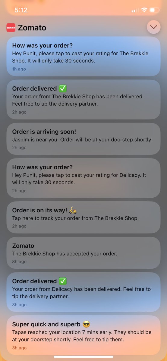 punitgor's tweet image. Zomato’s iOS Lives Activities API has stopped working for me suddenly. It was working a few days back and today I’m back to regular notifications.
All the settings for ‘Live Activities’ are set to ‘on’.