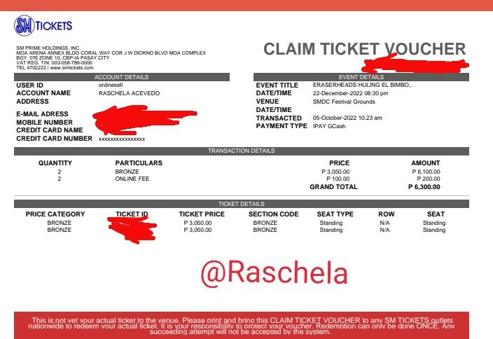 schelagorg's tweet photo. WTS LFB Selling Ang Huling El Bimbo Ticket
Eraserheads Concert
✨️ 2 pcs BRONZE tickets
✨️ Php 2,800 EACH ONLY
discounted price
Meet-up: Within Valenzuela, Monumento. Sm north, Cubao
Rfs: Conflict of Schedule, need funds
Dm me if interested.
#Eraserheads #AngHulingElbimbo https://t.co/G21eY34OTB