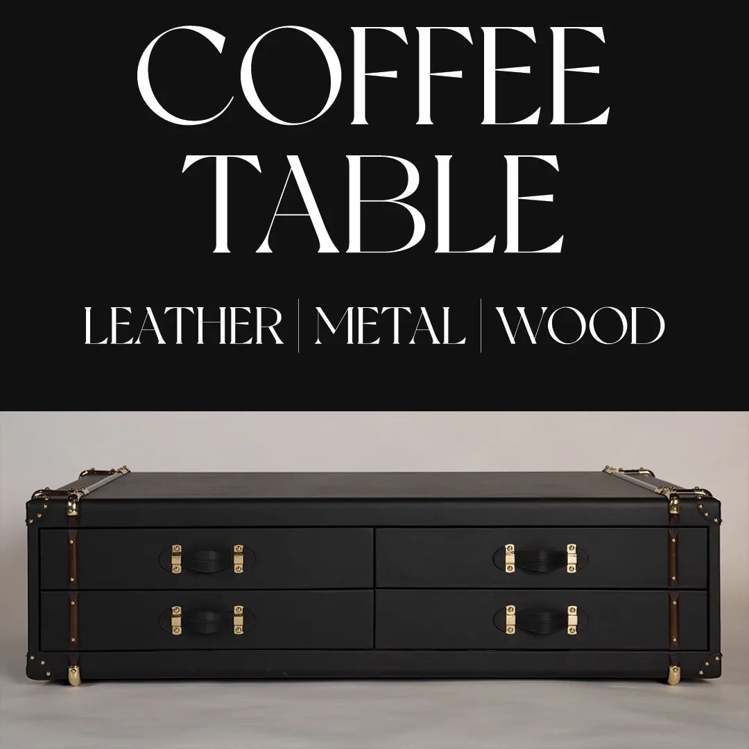 DesignsMagus's tweet image. You can never go wrong when it comes to classical trunk style furniture!

It blends in a modern, minimal, blingy or classical space. Handcrafted Trunk Coffee Table in leather with casted brass accents and wood beading to finish the look.

Visit for more@ bit.ly/3iLSsD3