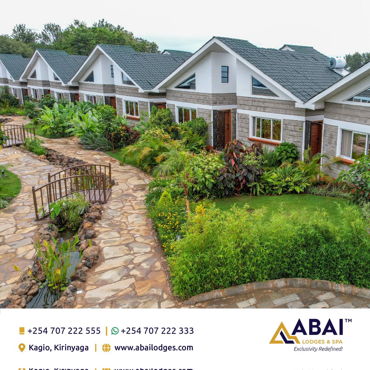 AbaiLodgesSpa's tweet photo. It's a long weekend and we are ready for you at our amazing lodge!
Come over and celebrate in style as you enjoy the coolest vibes with family and friends. We will make it worth your while.
#AbaiLodgesandSpa
#ExclusivityRedefined https://t.co/hPCxlz1yVI