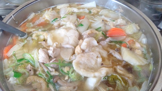 はっと汁できた、身にしみるわ… 