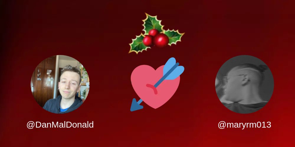 DanMalDonald's tweet photo. Mi beso de Año Nuevo 2023 va a ser: @maryrm013

Encuentra el tuyo(a) en https://t.co/u1MfhLUCgr

⠀ https://t.co/1HXqy8XhsT
