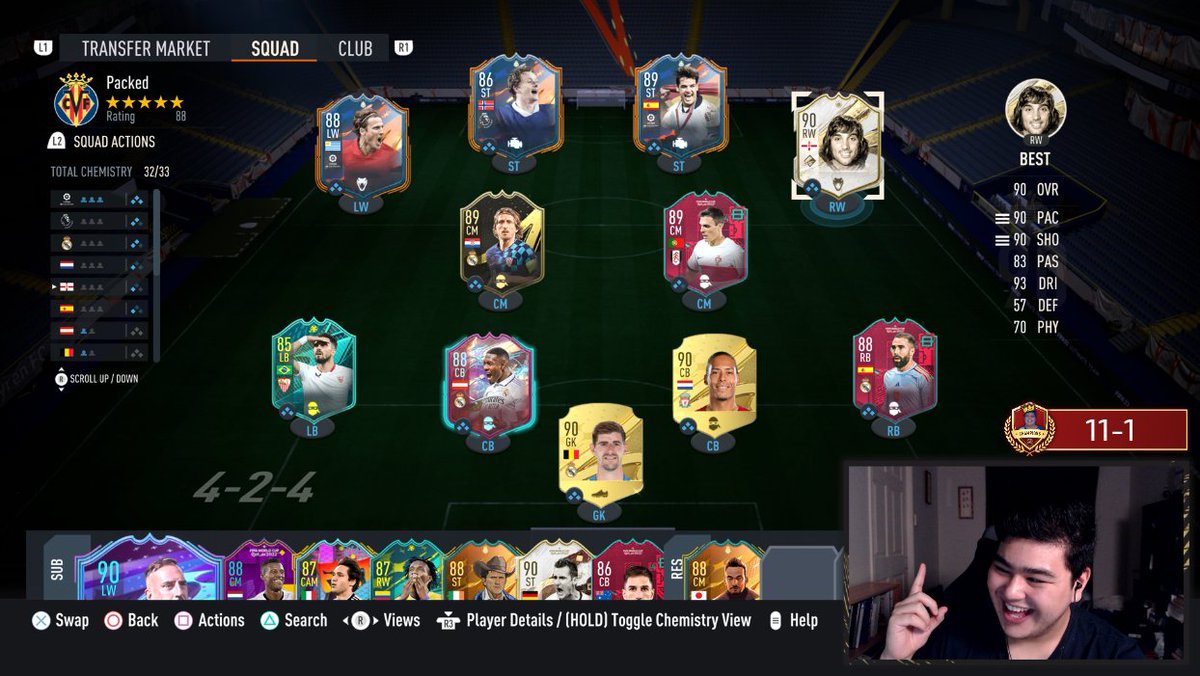 4 Hero/ICON packs opened on the #KyrenRTG and we actually got a pretty good card. 11-1 as well with the team built around the new pack pulls. 👇

Much love for all the support tonight. Back tomorrow for our WC Hero PP for 25 tokens and our final games, see you then. ❤️