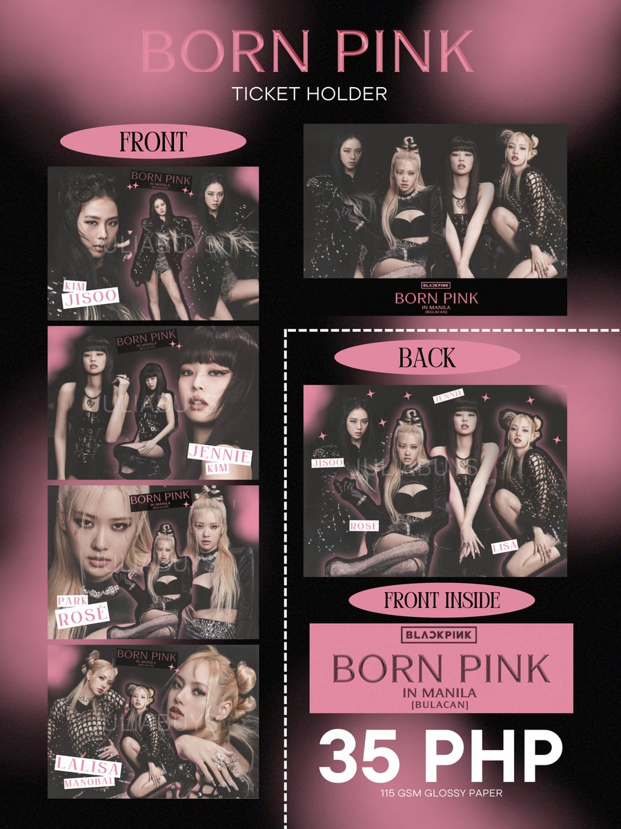 juliabuys's tweet photo. wts lfb ph / HELP RETWEET :)

BLACKPINK IN MANILA BULACAN
CONCERT TICKET ENVELOPE

- 35 PHP EA 
- sample print and design below
- cod available/ sco / ggx / sdd

DM TO AVAIL!!

# wts lfb blackpink lisa jennie jisoo rosé bp concert ticket holder envelope

#BORNPINKINMANILA_BULACAN https://t.co/40jO1a95lK