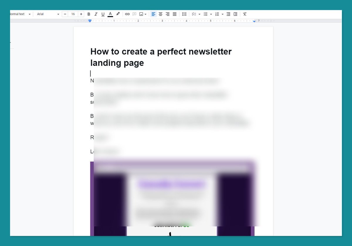 shaharan_akram's tweet image. DO YOU WANT TO GROW YOUR NEWSLETTER SUBSCRIBERS?

I created a 8 page Google doc on how to create a newsletter landing page that converts people into subscribers

Want it for Free?

Just Like + Retweet + comment "Grow" 

and I'll DM you the link

(Must follow so I can dm you)