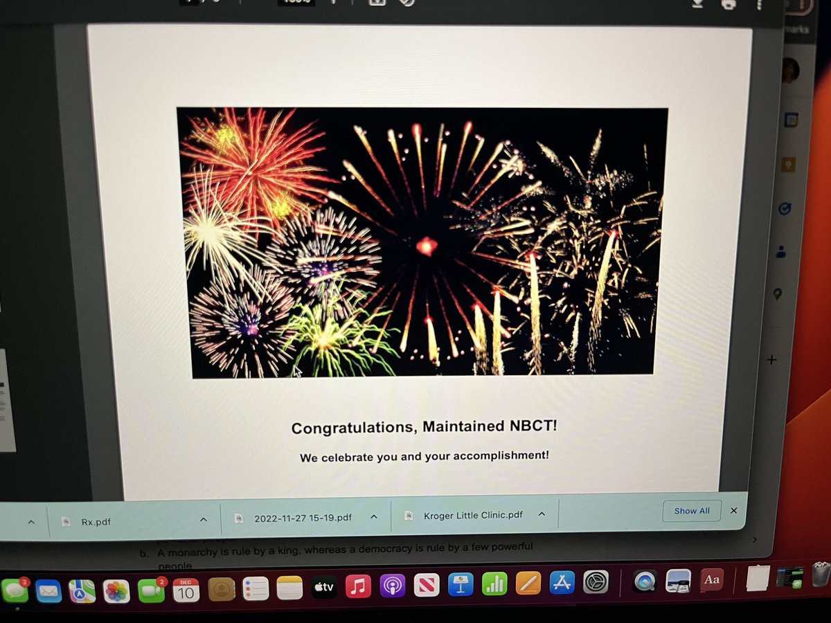 Sarah Yost, NBCT tweet media