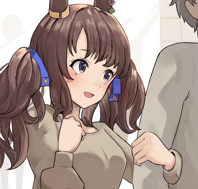 はなななさん@25hanananaの合同誌 

Sunday Silenceに休日のお買い物にトレーナーをつれ回すトーセンジョーダンのイラストを寄稿させていただきました～

全体像はぜひご本を手に取ってご覧ください! 