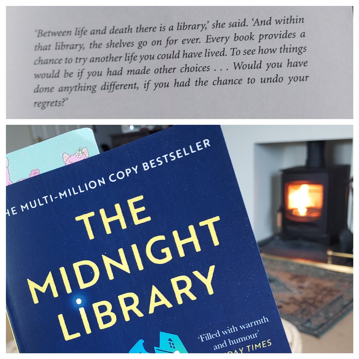 KingswayLibrary's tweet image. I&apos;m just settling down to read The Midnight Library by @matthaig1 and I&apos;m hooked already. #cosyupwithabook #librarylife