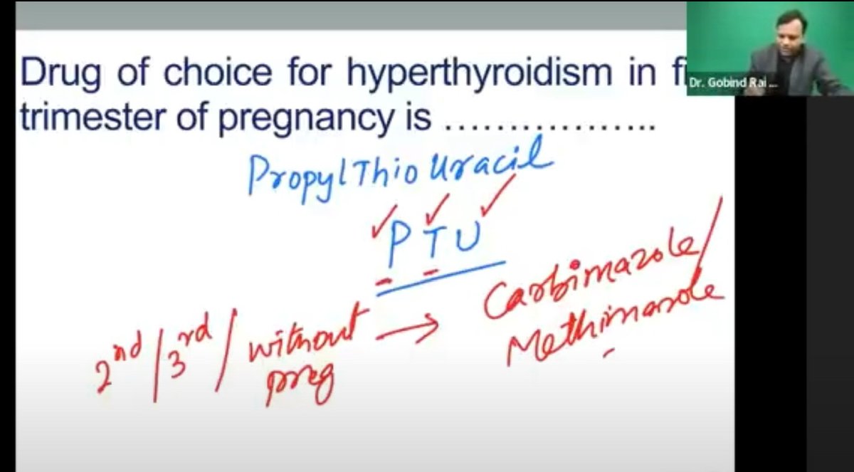 not_frustrated's tweet photo. Students struggling in remembering antithyroid drugs in pregnancy!!
Meanwhile GRG Sir, PTU( Pregnancy hai To Use kro) , waah amazing sir🌪🔥💯🩺 https://t.co/wc9G4zRGzJ