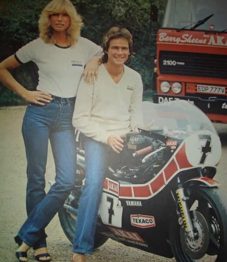 AntonioRamosGP's tweet photo. Stephanie McLean 🇬🇧
Barry Sheene 🇬🇧
#Bazza7 https://t.co/pVwaslqkvi
