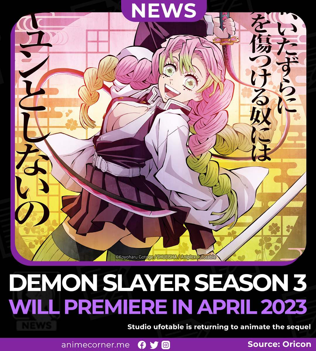 OpenMediaHub on X: DEMON SLAYER SEASON 3, APRIL 2023