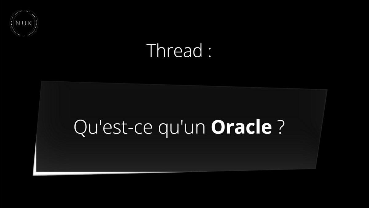 NowUKnowCrypto's tweet photo. Thread #13

Les oracles https://t.co/LJtV5rukBy
