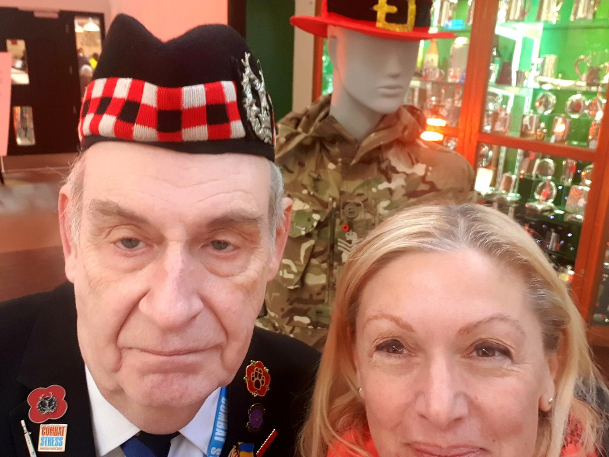 Caught up with the Veterans at the Victorian Market, raising awareness and funds for Combat Stress and Poppy Scotland.  They are there until 3 today.