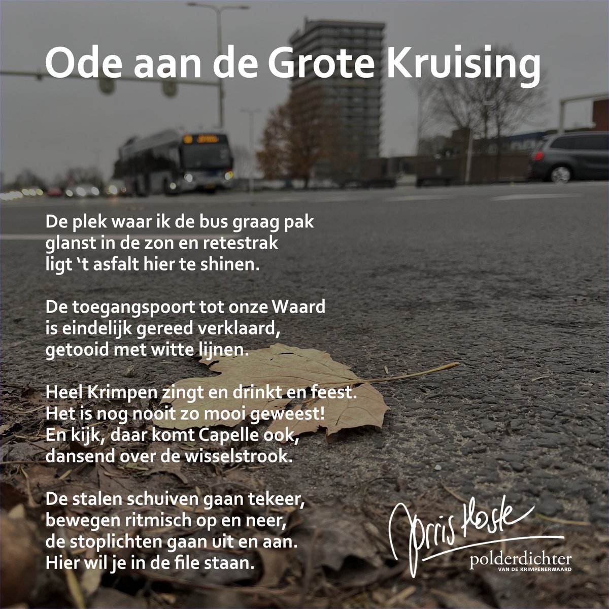 De kruising bij de <a href="/algeracorridor/">Algeracorridor</a>, was altijd een plek waar je mistroostig in de file stond, maar nu is het de hotspot van de #krimpenerwaard #winterfair #krimpenaandenijssel