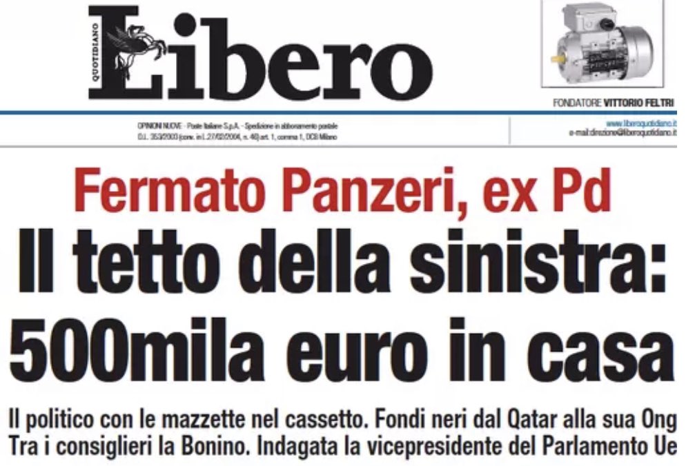 LucioMalan's tweet photo. Geniale il titolo di Libero sul tetto al contante https://t.co/Pyn9Lpz8sc