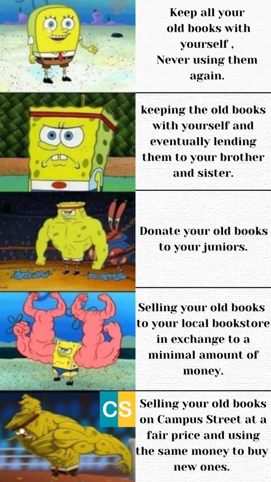 thecampusstreet's tweet photo. You can now sell your old books on campus street and earn a fair amount in return. Register and get started.
Link in bio. #booksale #oldbooks #newbooks #money #moneyinhand #onlineshopping #buybooks #sellbooks #campusstreet #meme #funnymemes #friends #financialfreedom #bookstagram https://t.co/hqWQMS8FgC