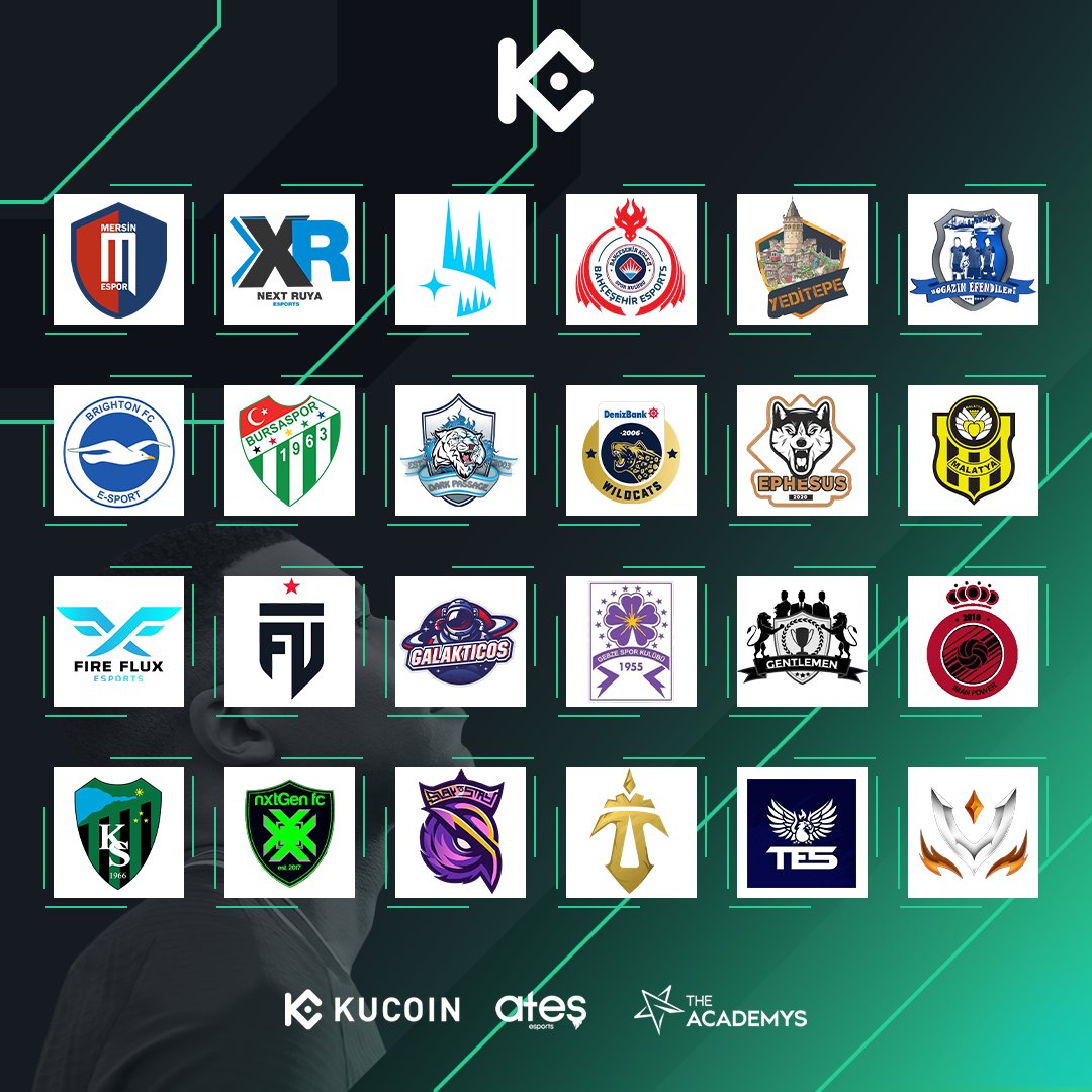 MACERA KALDIĞI YERDEN DEVAM EDİYOR; KUCOIN CUP #3 BAŞLIYOR! 🔥

Şampiyonluk serüveninin üçüncü bölümünde, işte karşınızda DAVETLİ 24 TAKIM:

Kazanan takım ise espora ismini <a href="/KuCoinTurkey/">KuCoinTR</a> ile yazdıracak! 🌟

Tüm detaylar için;
👉 kucoincup.com

<a href="/atesesports/">Ateş Spor Organizasyon</a>
#GötürBeniAya