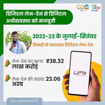mpbidyutmahato's tweet photo. देश में तेजी से बढ़ रहा है डिजिटल ट्रांजेक्शन।
अर्ध-शहरी, ग्रामीण दुकानों पर यूपीआई लेनदेन में 650 प्रतिशत की हुई वृद्धि।
#NewIndia #DigitalIndiab https://t.co/ywJhGeFAjY