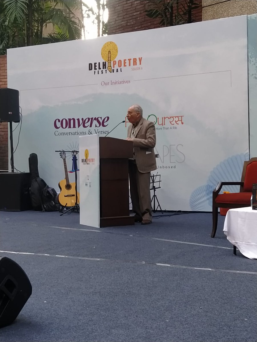 DelhiPoetryFest's tweet photo. RHYMES OF SANER TIMES
By - Mr. KEKI DARUWALLA
#dpf6
#delhipoetryfest https://t.co/X8dR3LctTh