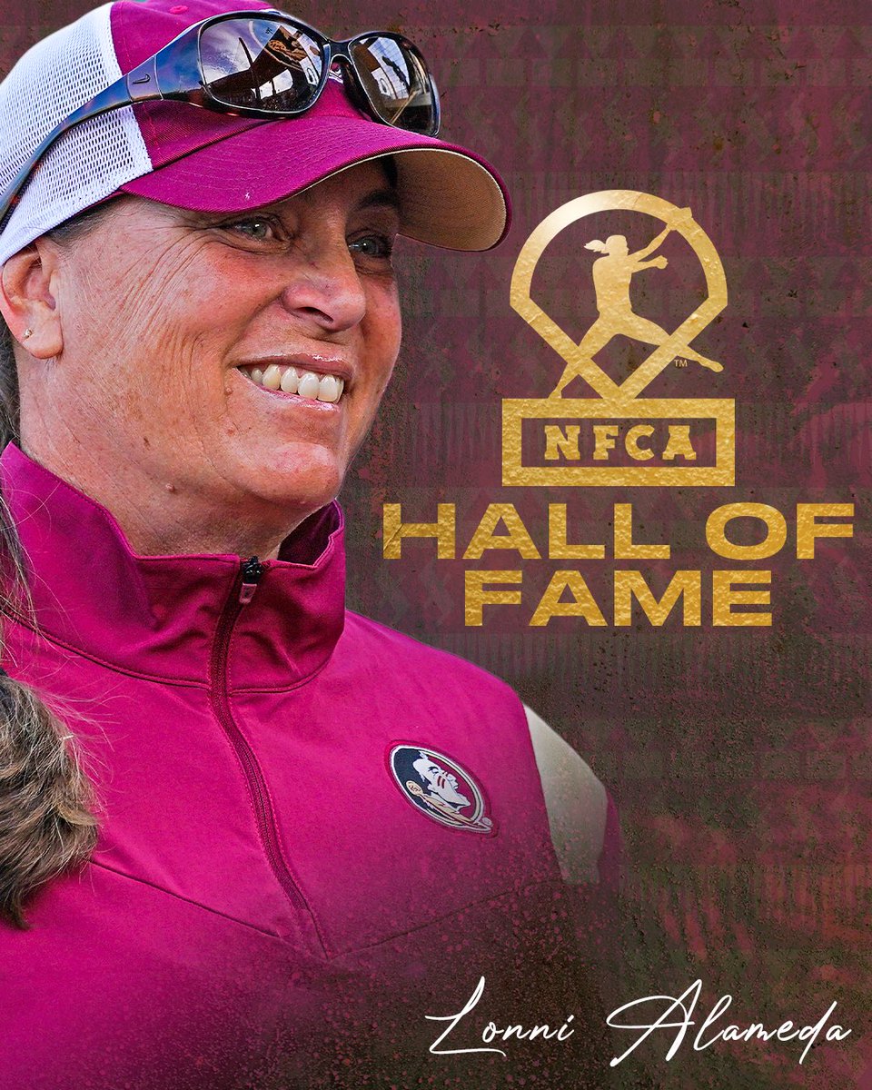 Head coach Lonni Alameda was named a member of the 2023 NFCA Hall of Fame class last night! #OneTribe