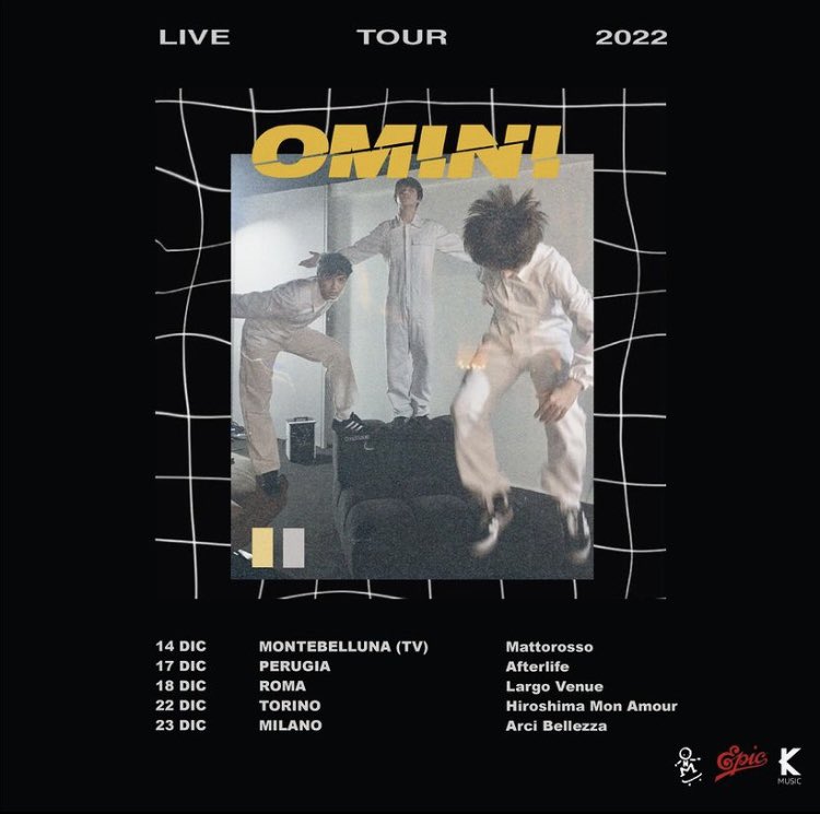 OMINI LIVE TOUR 2022👁️
Siete pronti?
Ci si vede in giro🤩