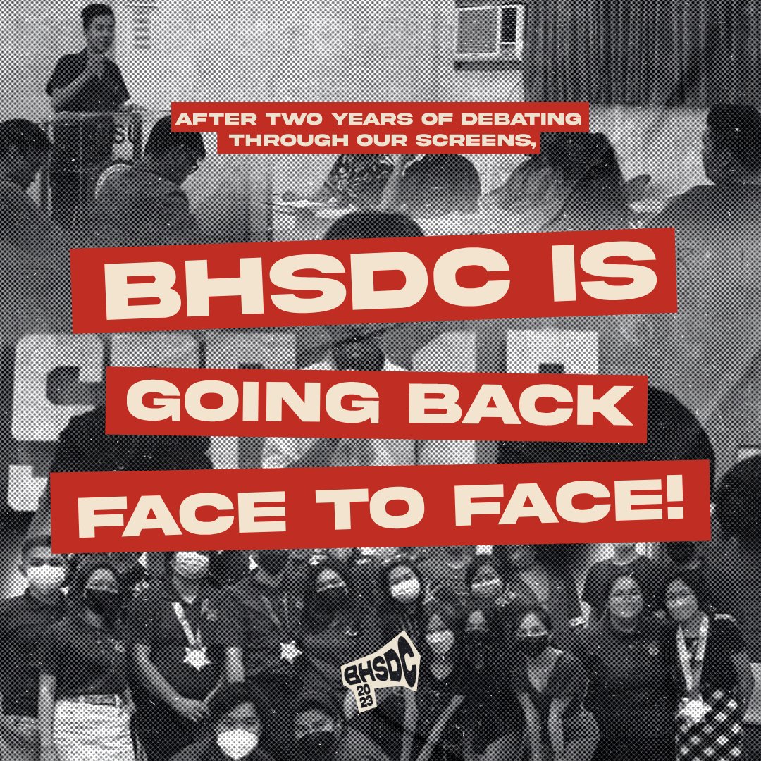 bulsudebsoc's tweet photo. Yes, you read it right!
For the 14th installment of the Bulacan High School Debate Championship, we will once again open our doors and see you on campus!
Make sure to like and follow our Facebook page to stay updated with further announcements!
#BHSDC2023 #ReassertingVoices https://t.co/SN95YckRD1