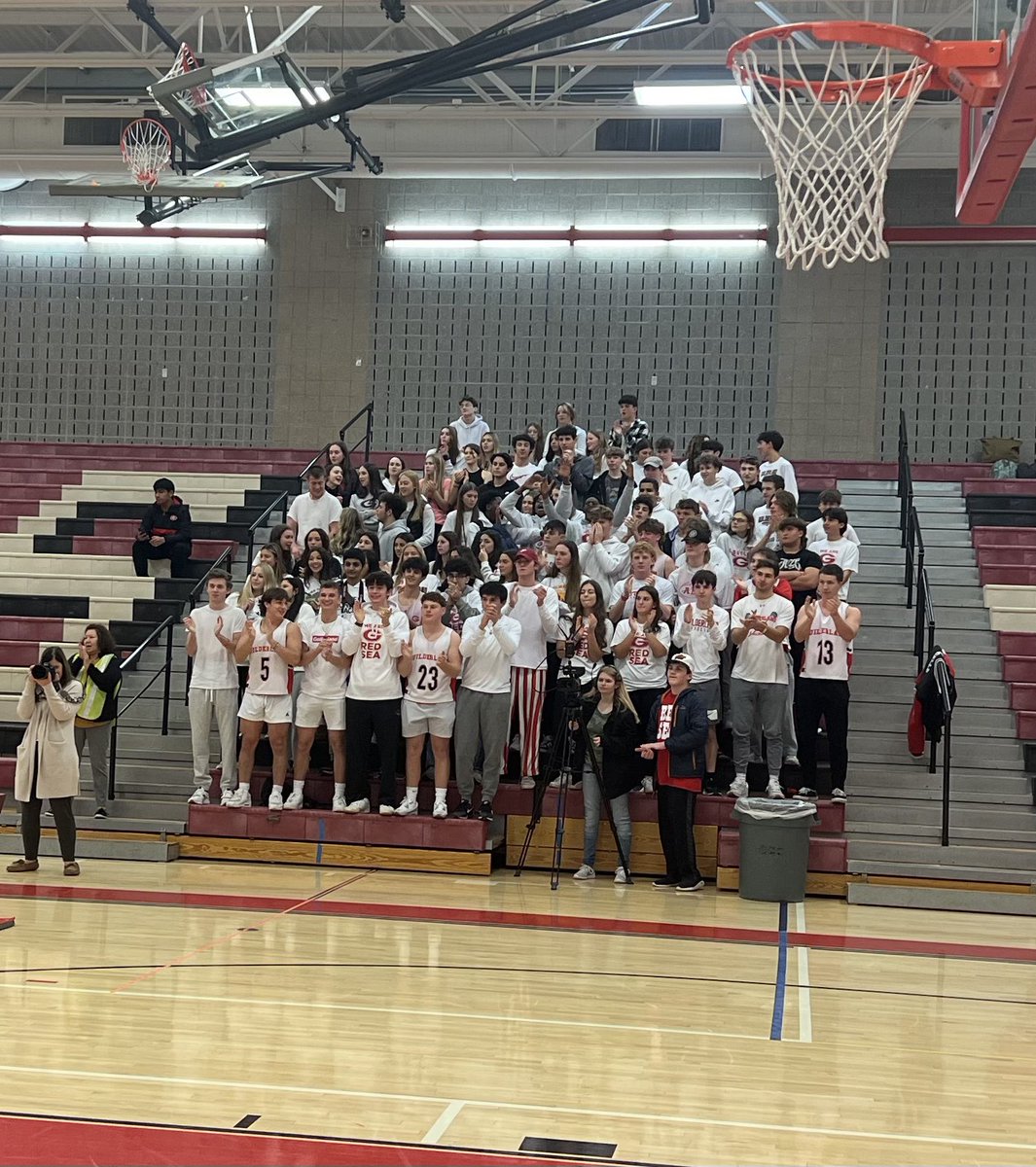 Big shout out to the <a href="/DutchmenRedSea/">The Red Sea</a> for coming out in force last night wearing their white and cheering on the Dutch. They were fun, funny and showed a lot of sportsmanship! Let’s fill another section of bleachers next game! <a href="/GoDutchAthletix/">GuilderlandAthletics</a>