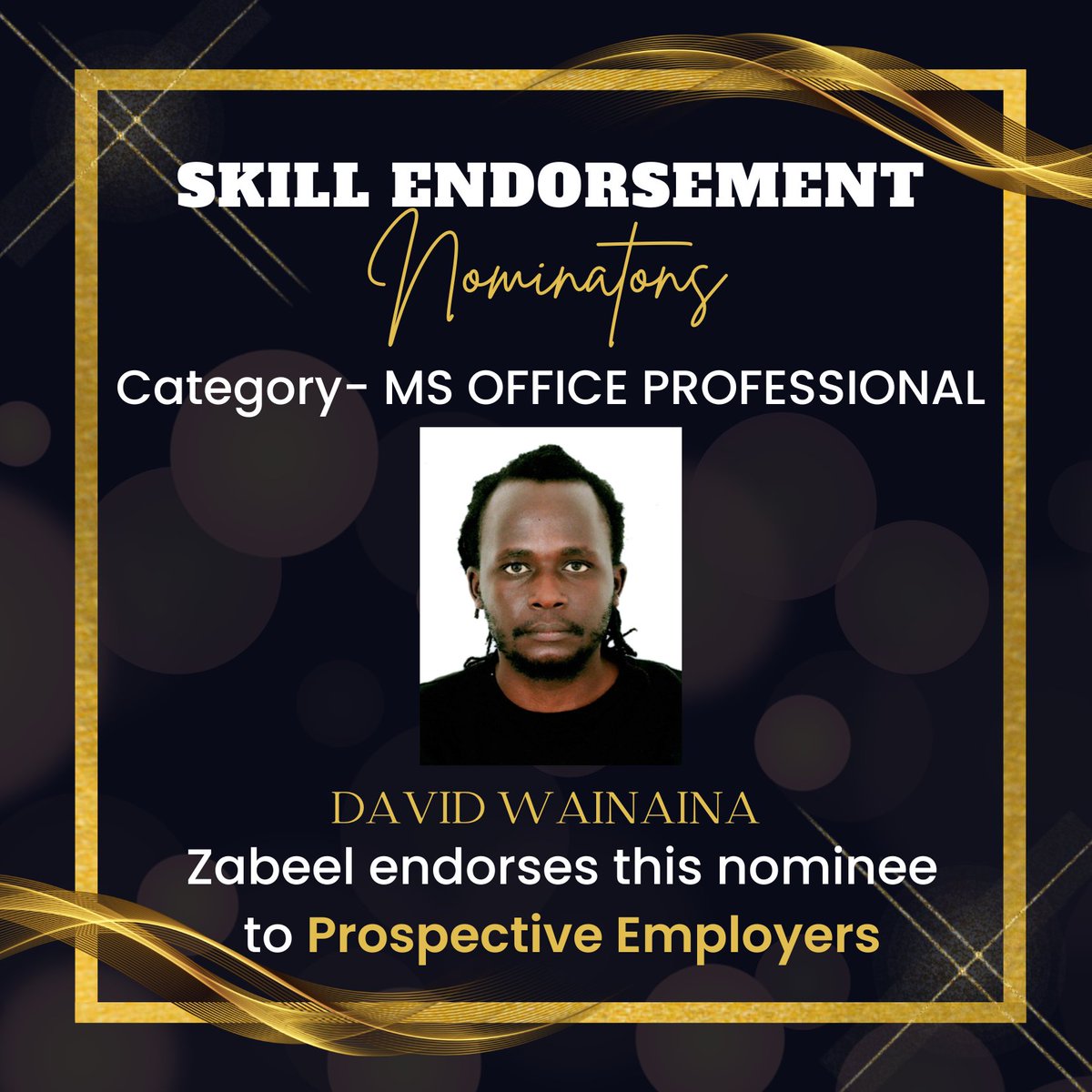 zabeel_intl's tweet photo. Skill Endorsement
Zabeel Institute endorses Mr. David to prospective employers for the skill &amp; knowledge he got trained for.
To know more: https://t.co/P4fEzmyjcl
#zabeelinstitute #bestinstitute #microsoftazurearchitectdesign #microsoftazurecourse #ccna #networking #msoffice https://t.co/cLTDwgFmyI