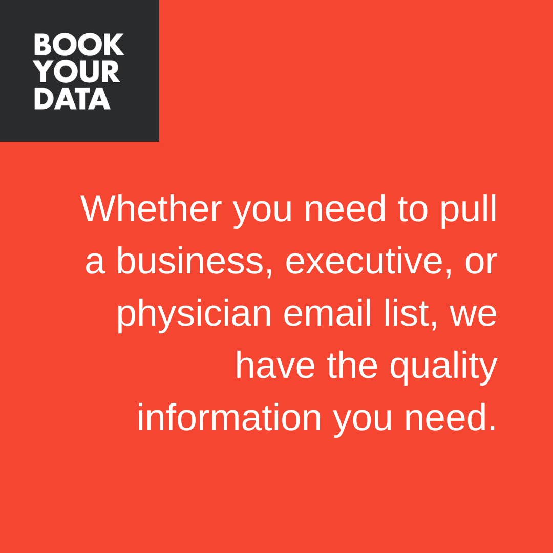 bookyourdata's tweet photo. You'll find many filters on our platform, from job function to industry or revenue range. Try and see if you find what you need.

#coldemailing #leadgeneration #salesprospecting #b2bprospecting #emaildatabase #businessmailinglist https://t.co/knlrtj7hdy