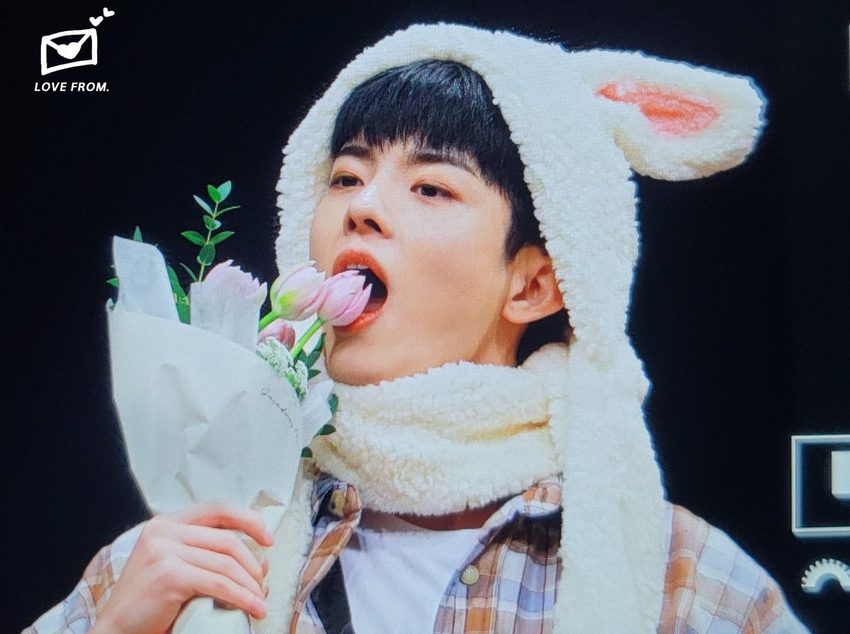 LOVEFROM405's tweet photo. 221210 #빅톤 #VICTON #정수빈 #수빈
깜찍이 토끼는 꽃을 먹어 🌷🌷 https://t.co/o2DUaO4RGa