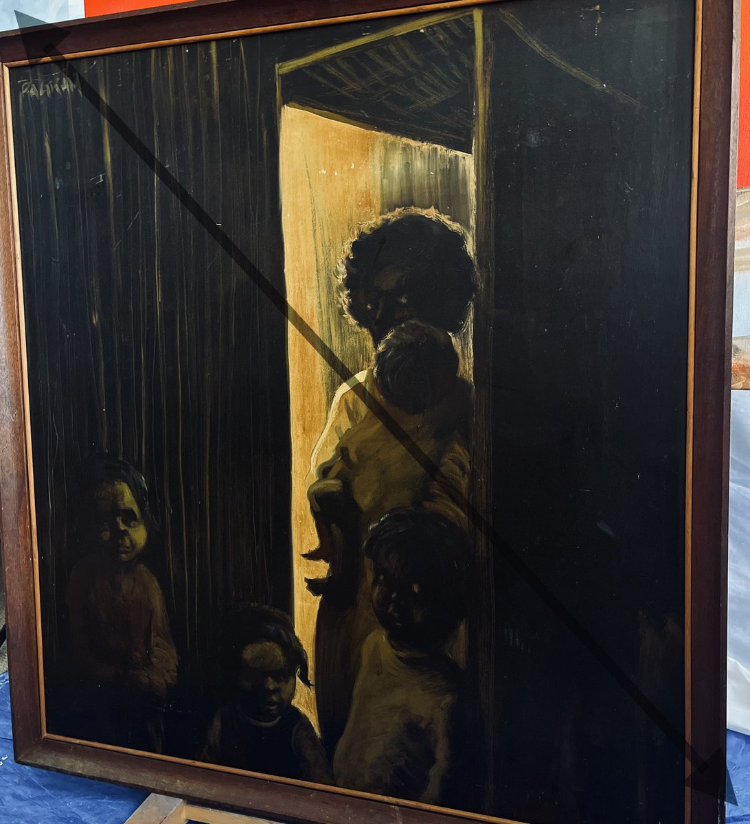 “Figures in the Doorway” by Edward Pagram (Canvas 1000h x 900w) Painting by English-Australian artist. Find out more at the link below:
lineageartist.com.au/edwardpagram
#edwardpagram #anthonyburgess #paulritter #fscottfitzgerald #tenderisthenight #emilezola #avisionofbattlements