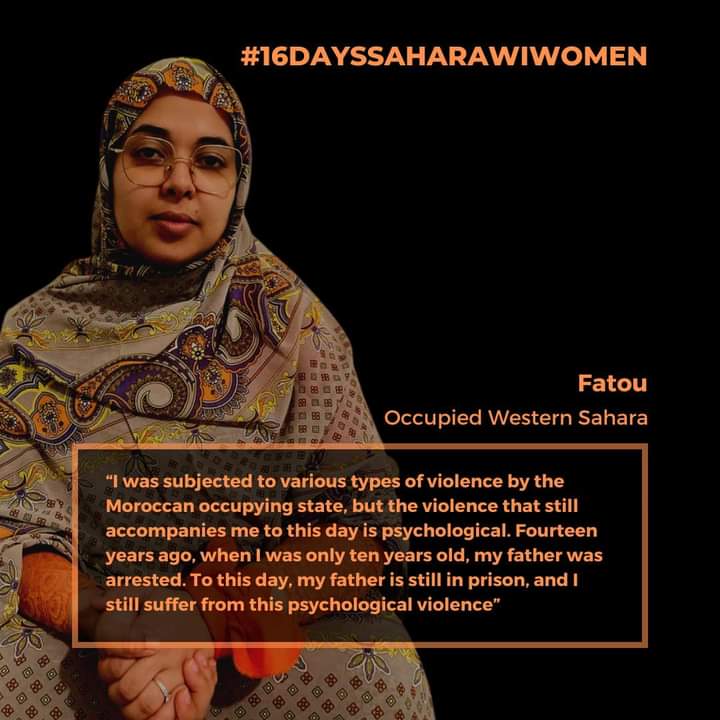 #16DAYSSAHARAWIWOMEN