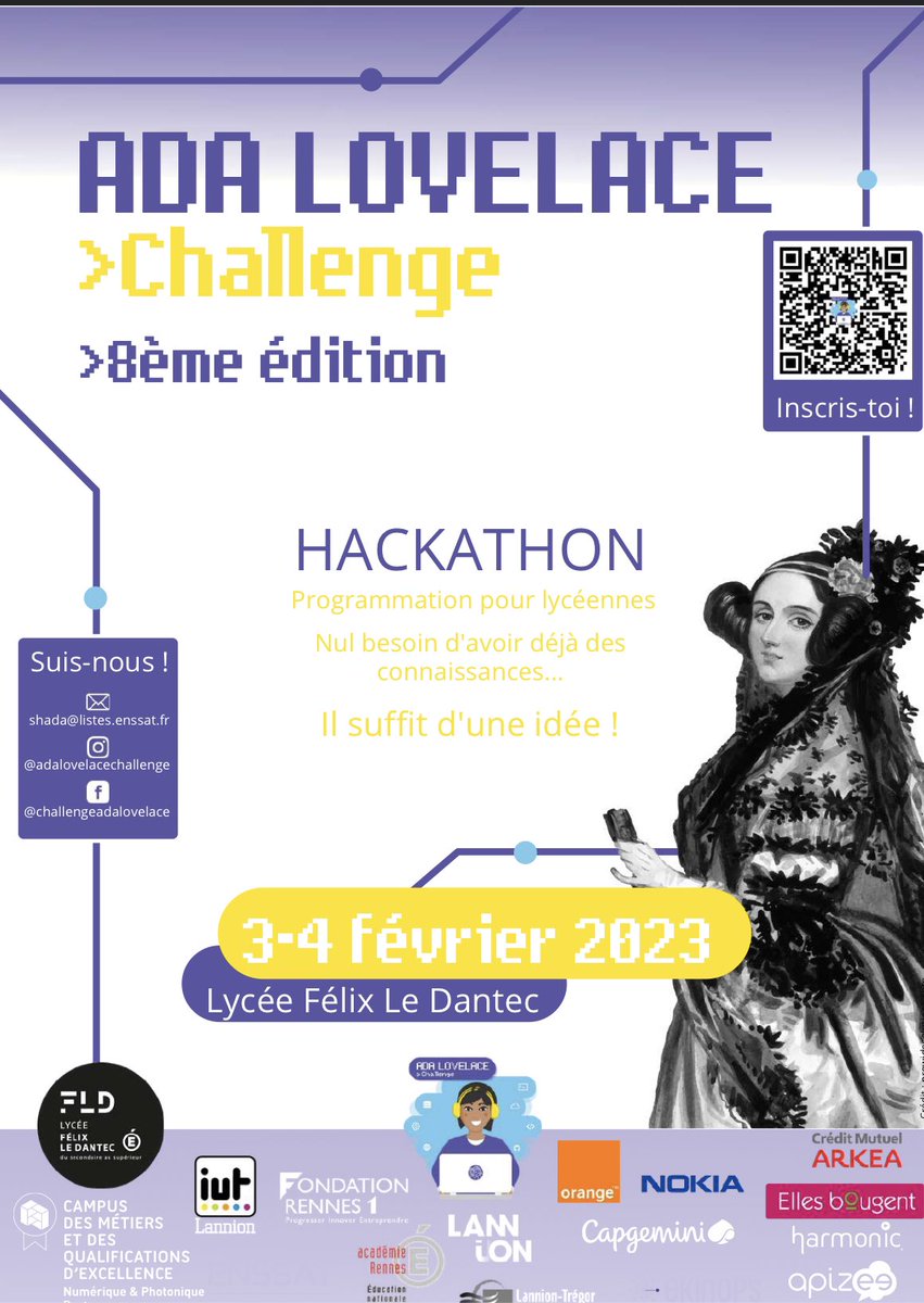 cmqlannion's tweet image. En direct du forum de l’emploi à pleumeur Bodou, Sterenn représente le CMQe et témoigne sur son parcours et sur ses participations au @AdaChallenge (élève, tutrice, organisatrice et bientôt jury 😉😊) @poleemploi @anticipa @lyceeLeDantec @enssat @OrangeBretagne merci Sterenn 🙏👏