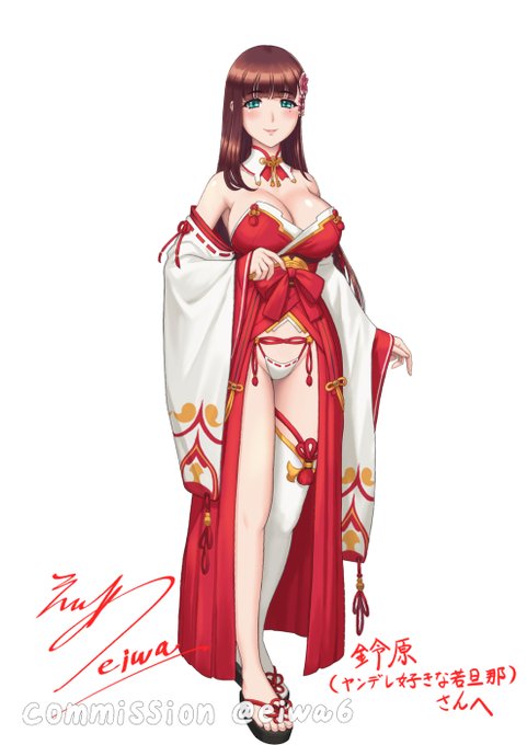 Skebのリクエストありがとうございます!FANBOXでは大きめサイズで差分の絵も見れます😊
 https://t.co/SI7h2cWxTy #Skeb 