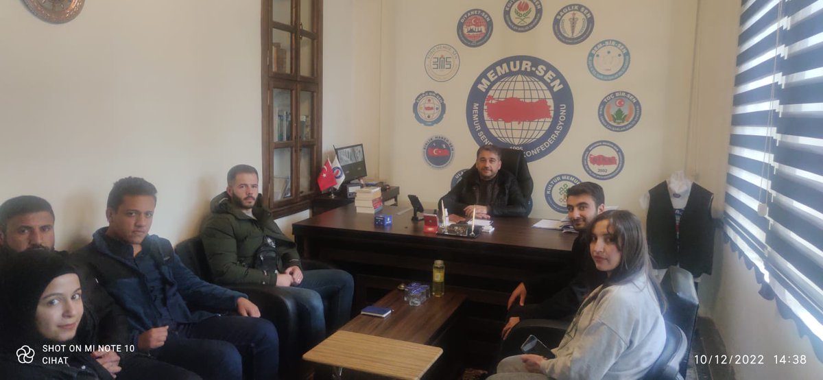 Adem yönetimi olarak Kilis eğitim bir sen başkanımız Bekir şen i ziyaret ederek yapacağımız etkinlikler hakkında bilgi alışverişinde bulunduk